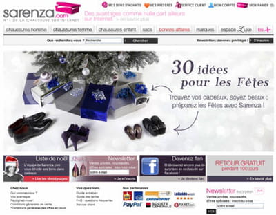 sur sarenza.com 