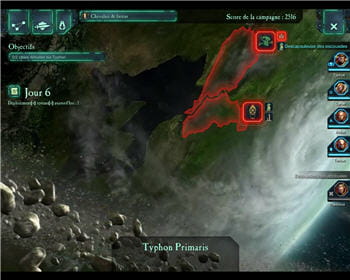 du vaisseau, on choisit sa prochaine mission.