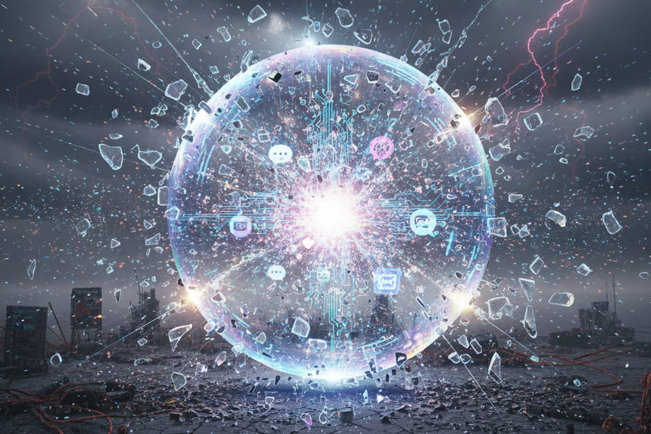 On connaît la date d'éclatement de la bulle IA