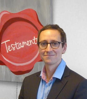 virgile delporte, co-fondateur et ceo de testamento. 