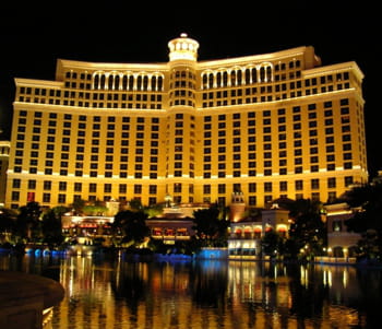 une vue de las vegas.