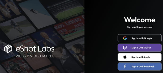 eShot Labs, premi&egrave;re solution BtoB pour cr&eacute;er des NFT vid&eacute;os en live