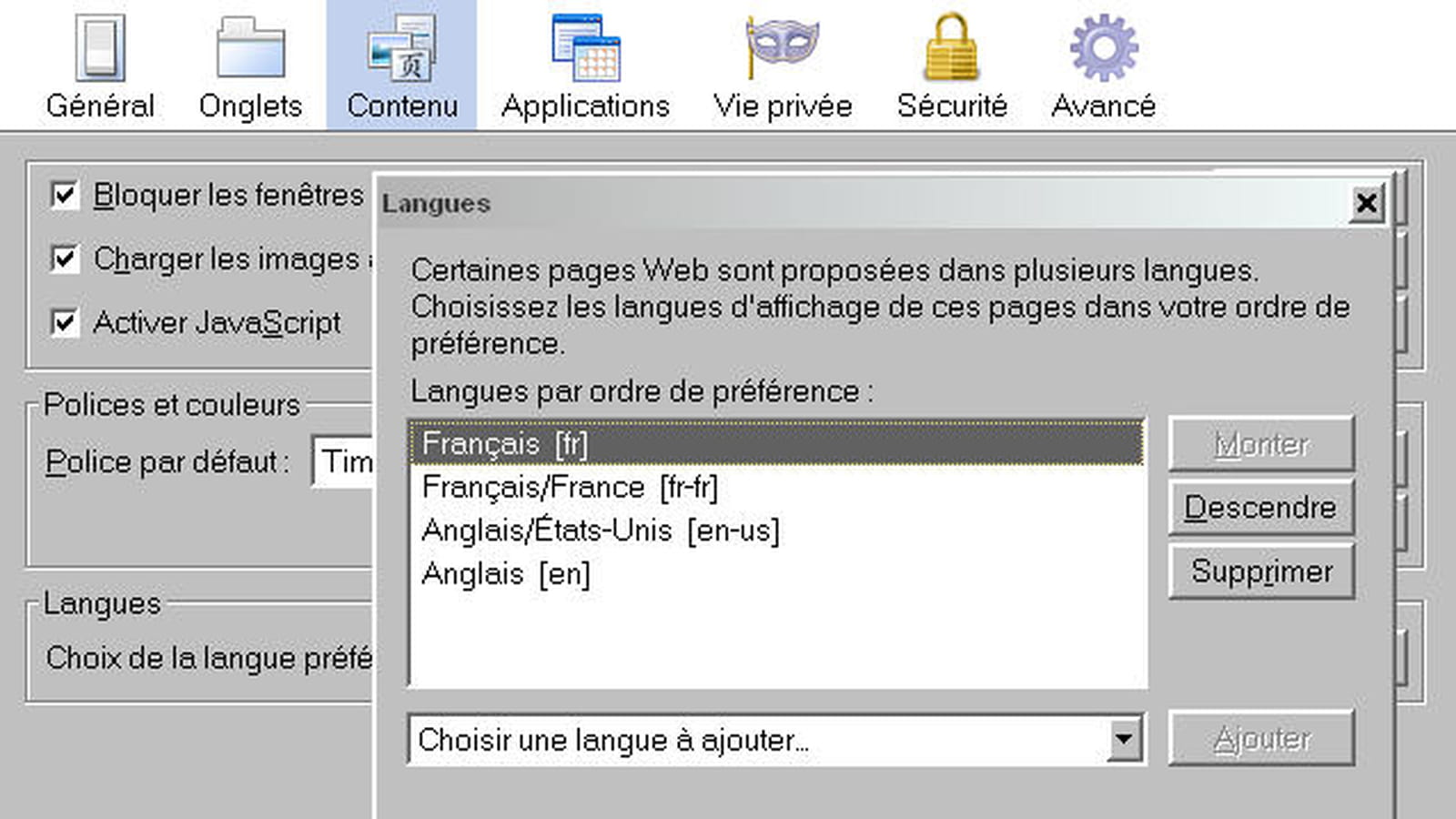 Le langage
