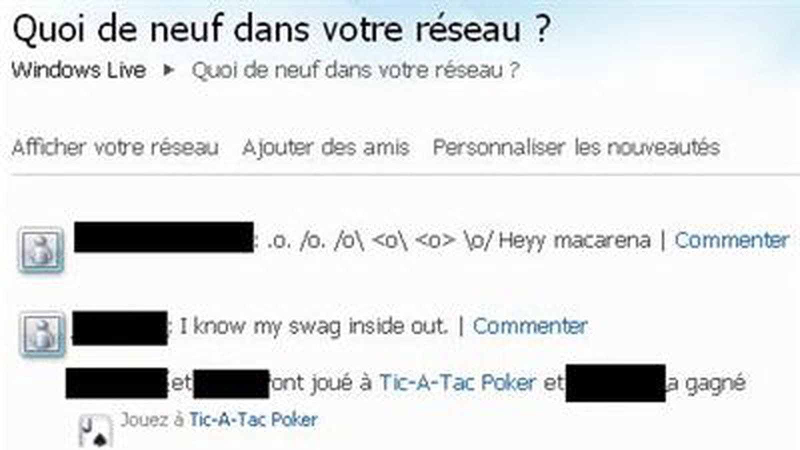Quoi de neuf ?