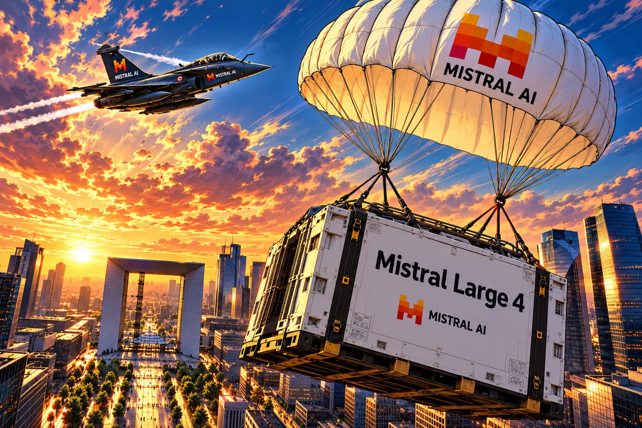 Mistral dévoile Mistral Large 4 et sa recette magique pour rester dans la course à l'IA