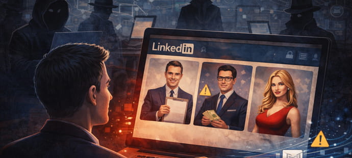 Faux recruteurs, investisseurs, belles femmes&hellip; LinkedIn est devenu le terrain de jeu favori des cyberespions