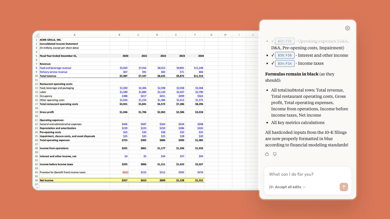 Claude dans Excel : un vrai gain de productivité, mais à quel prix ?