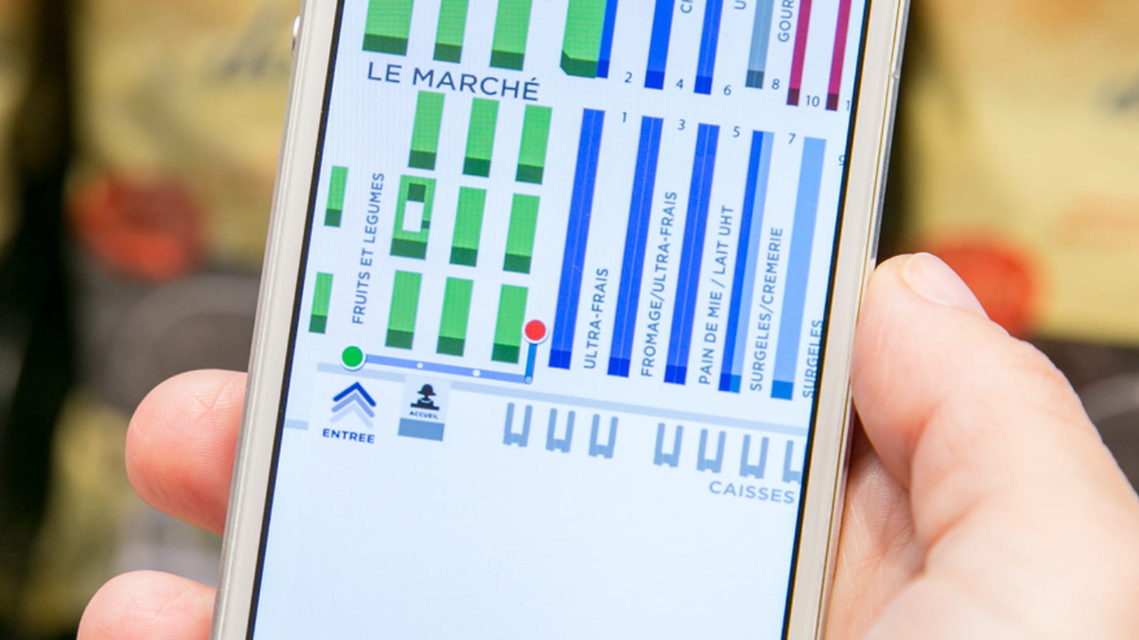 Géolocalisation par LED