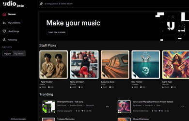 Udio, le générateur de musique par IA pour les pro