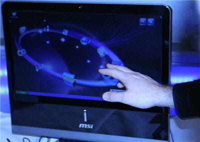 le netone dispose également d'une interface graphique adaptée au tactile