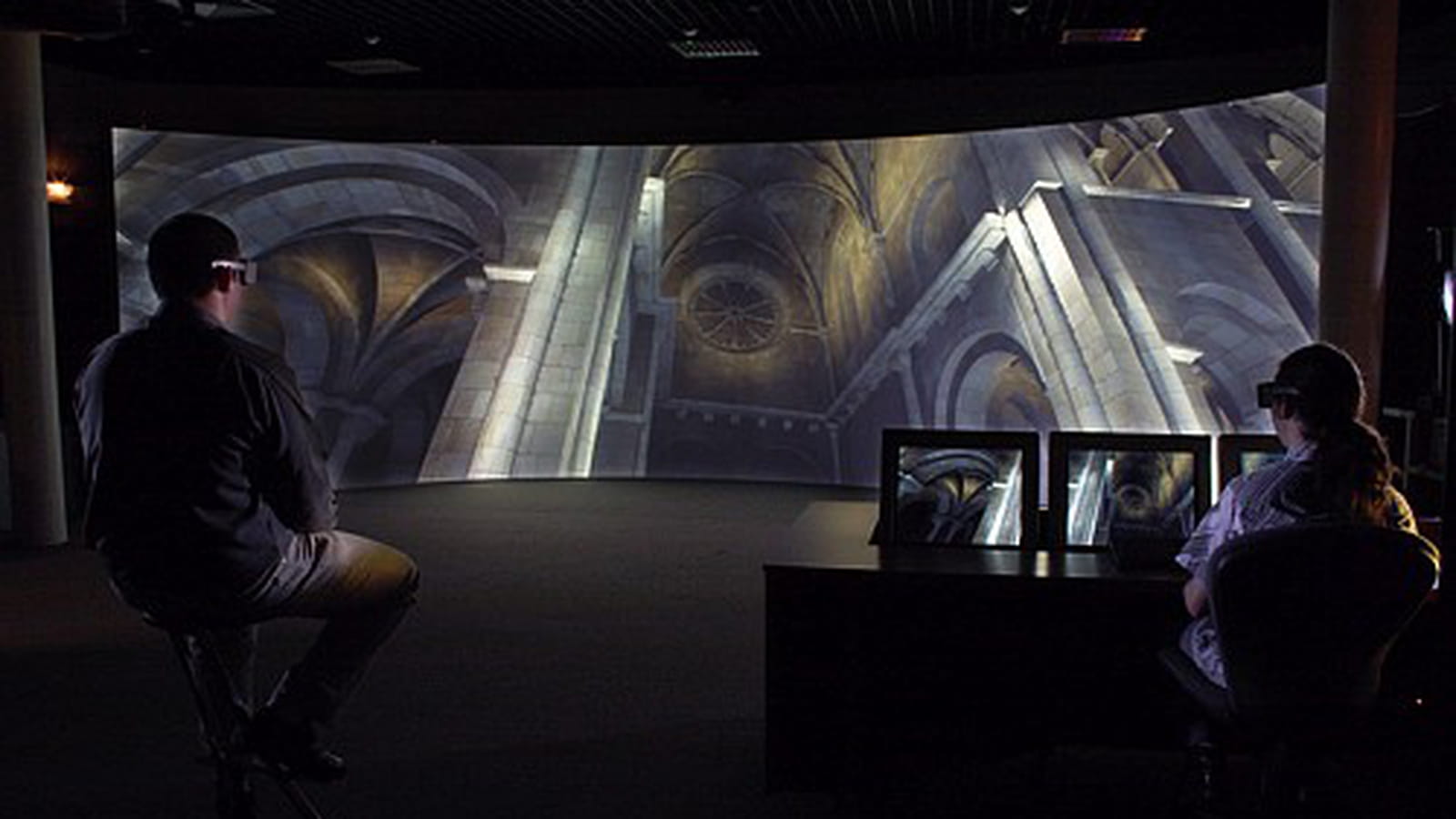 L'éclairage d'une l'abbatiale