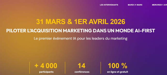 AI SCOPE&nbsp;: le rendez-vous IA des leaders du marketing se tiendra les 31&nbsp;mars et 1er avril 2026