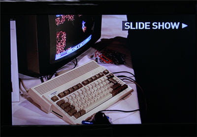le lancement du diaporama (slideshow), se fait en pressant une simple touche de