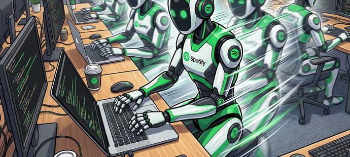 Agents de code&nbsp;: les 3&nbsp;secrets de Spotify pour d&eacute;ployer en trois jours ce qui prenait trois mois