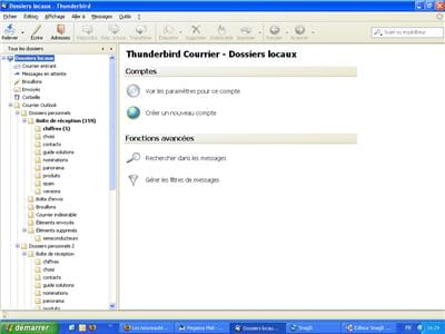 le client thunderbird