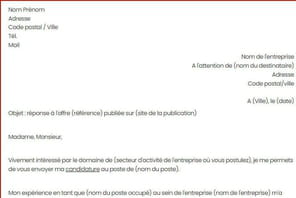 Lettre de motivation&nbsp;: conseils et un exemple gratuit