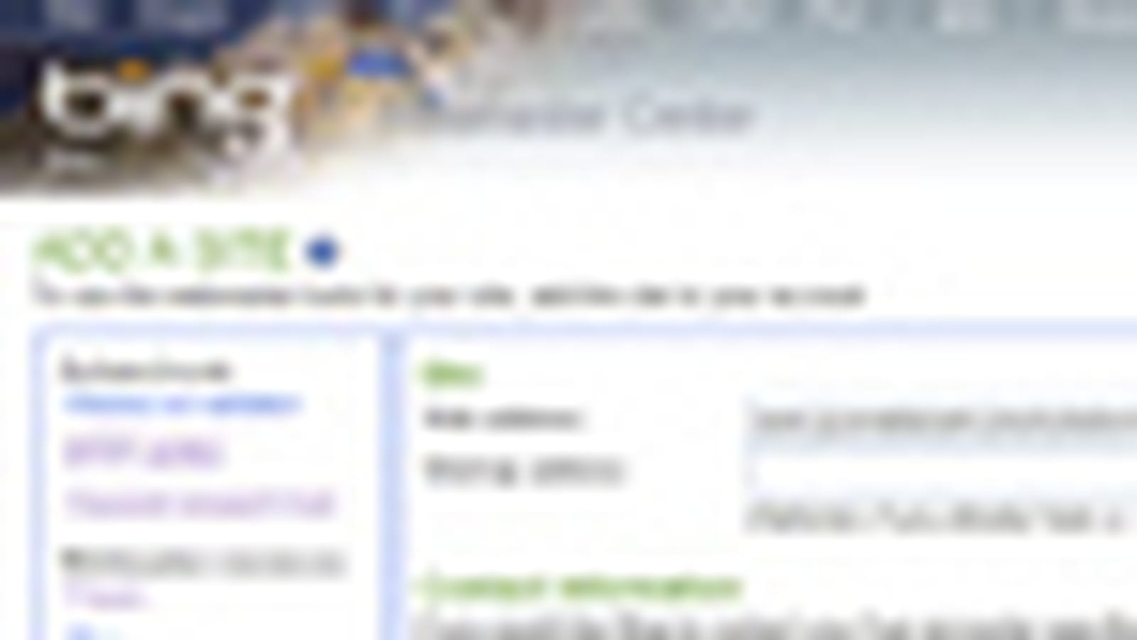 Soumettre un site pour le référencer dans Bing