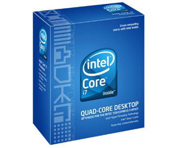 exemple de processeur grand public, le core i7