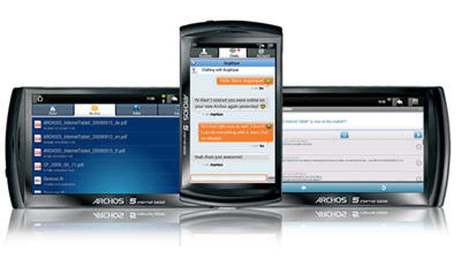 Archos 5 : technique et options