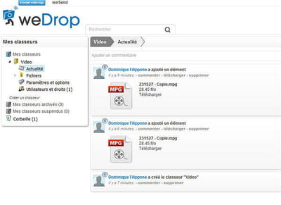wedrop relie le monde du stockage 2.0 à celui de la ged