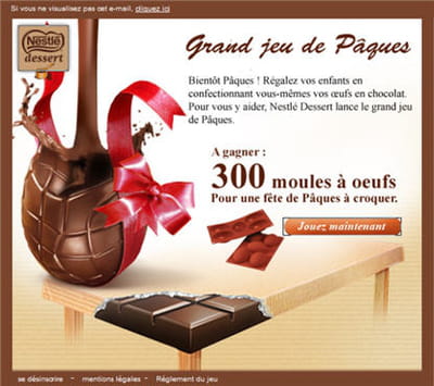 campagne nestlé dessert réalisée pour pâques