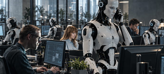 Delos l&egrave;ve 10&nbsp;millions d'euros pour faire entrer des employ&eacute;s 100% IA dans les entreprises