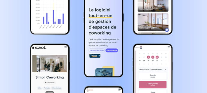 Desk l&egrave;ve pr&egrave;s d'un million d'euros pour son logiciel de gestion d'espaces de coworking