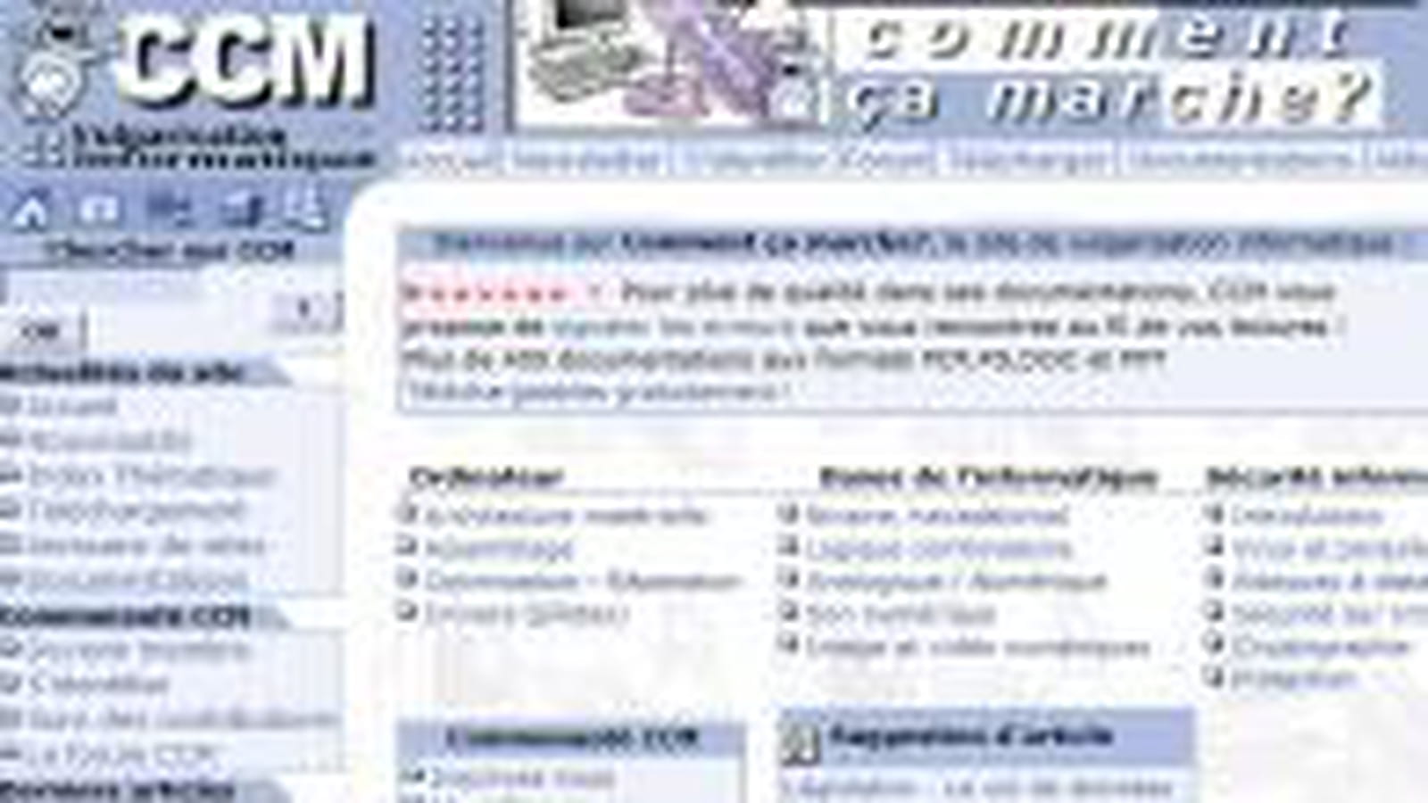 CCM en 2003