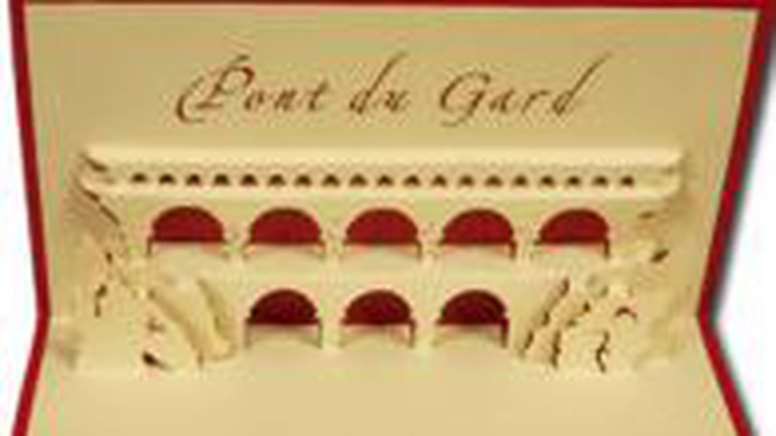 Carte postale kirigami