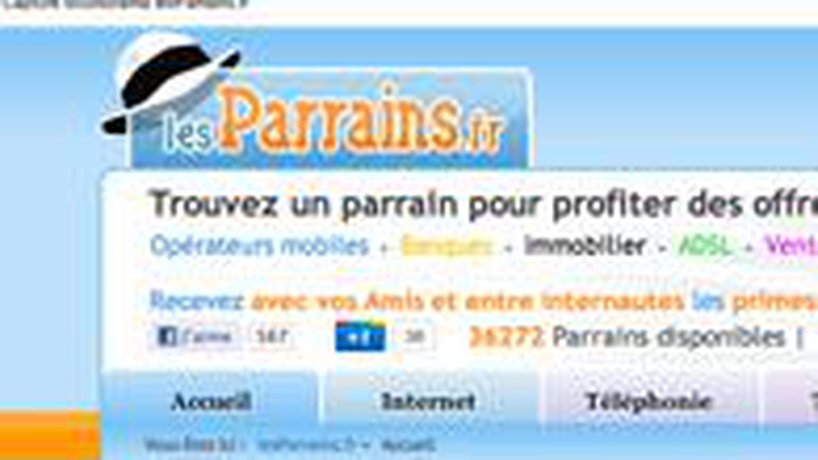 Site Lesparrains.fr