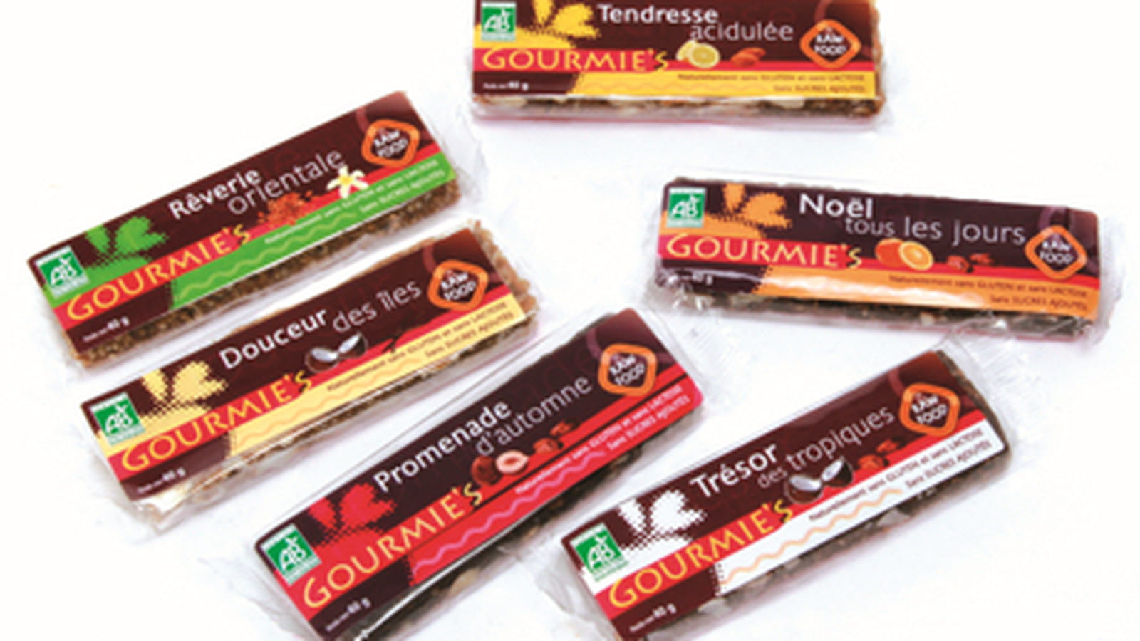 Barres de fruits bio