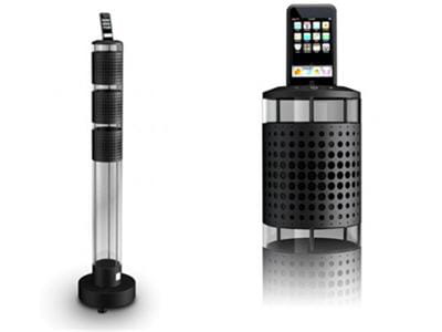 un système d'enceintes acoustiques pour ipod très haut de gamme