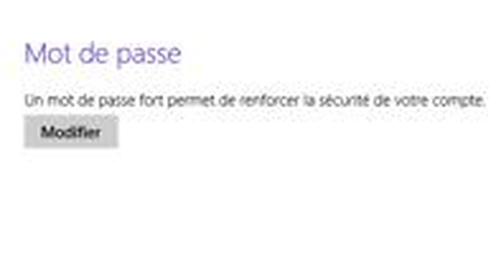 Mot de passe