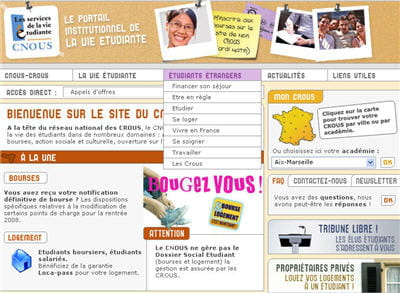 le portail des étudiants