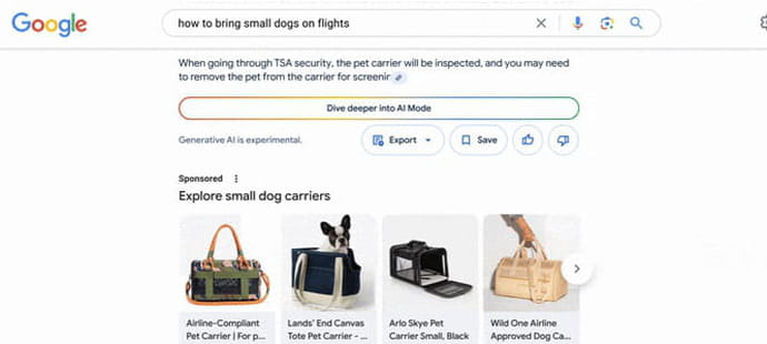 Google renforce la pub dans AI Overviews et pr&eacute;pare un agent pour aider les annonceurs