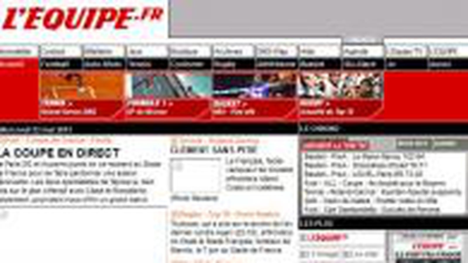L'Equipe en 2003
