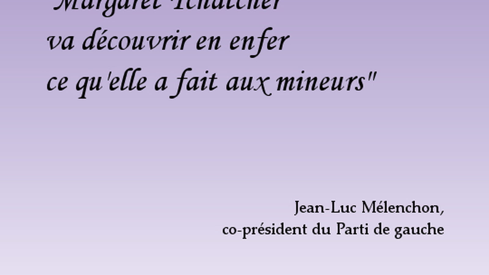 Jean-Luc Mélenchon