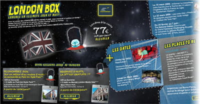 extrait de la première campagne 'london box'