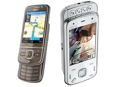 le 6710 navigator à gauche, le n86 à droite