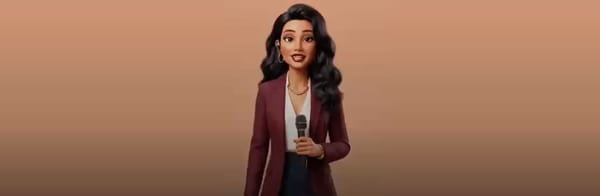 Lucia, journaliste virtuelle de Delos