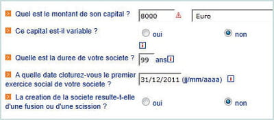 si vous créez une société, assurez-vous d'avoir un capital social suffisant.