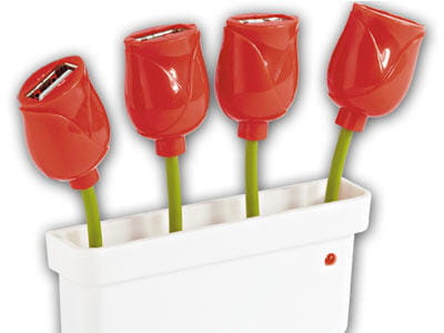 et voici la première fleur multiprise !
