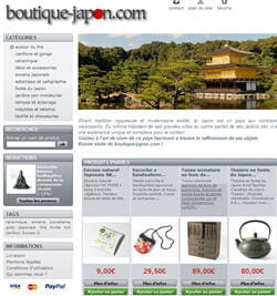 site créé avec prestashop