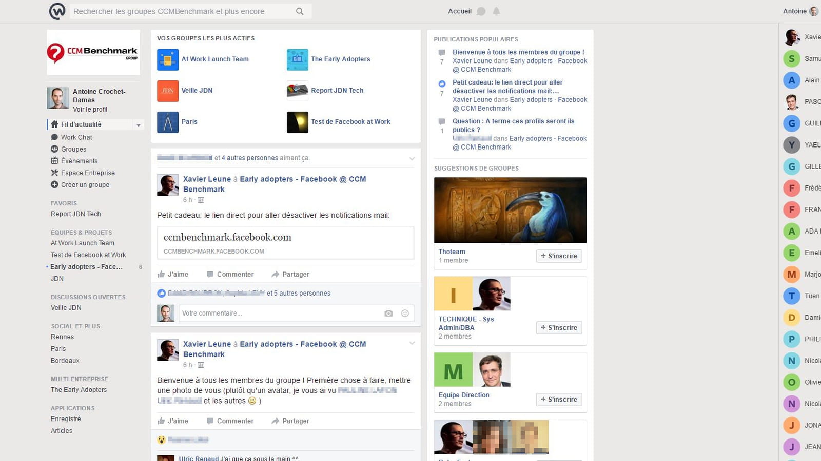 Comme Facebook