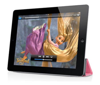 le film raiponce sur ipad 2