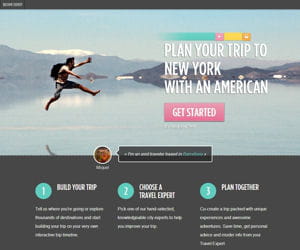 libertrip propose à l'internaute de planifier son voyage en communauté.