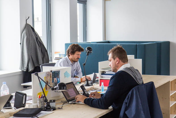 Le bureau de la direction sous forme d'open space également