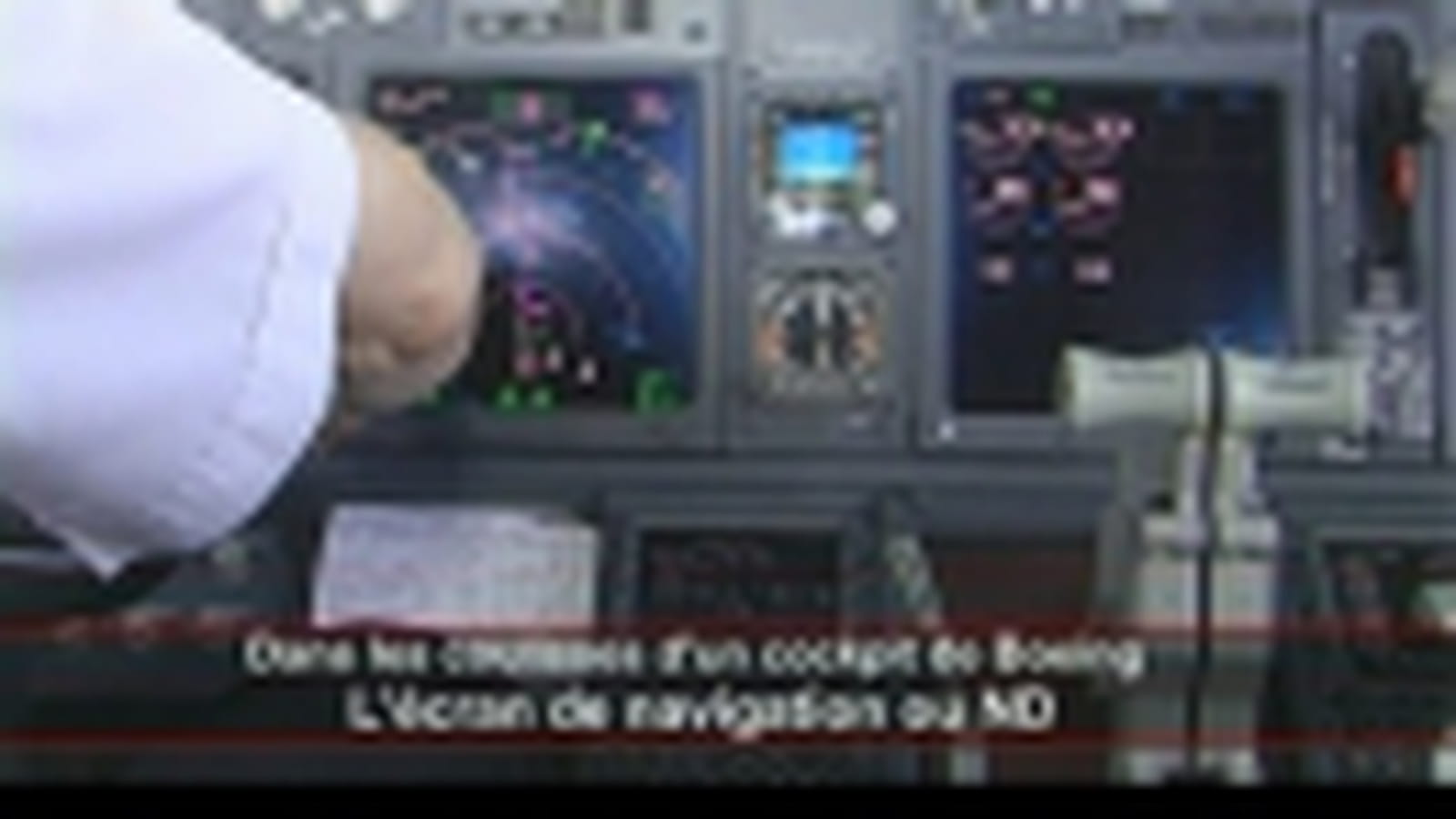 La vidéo des instruments de bord