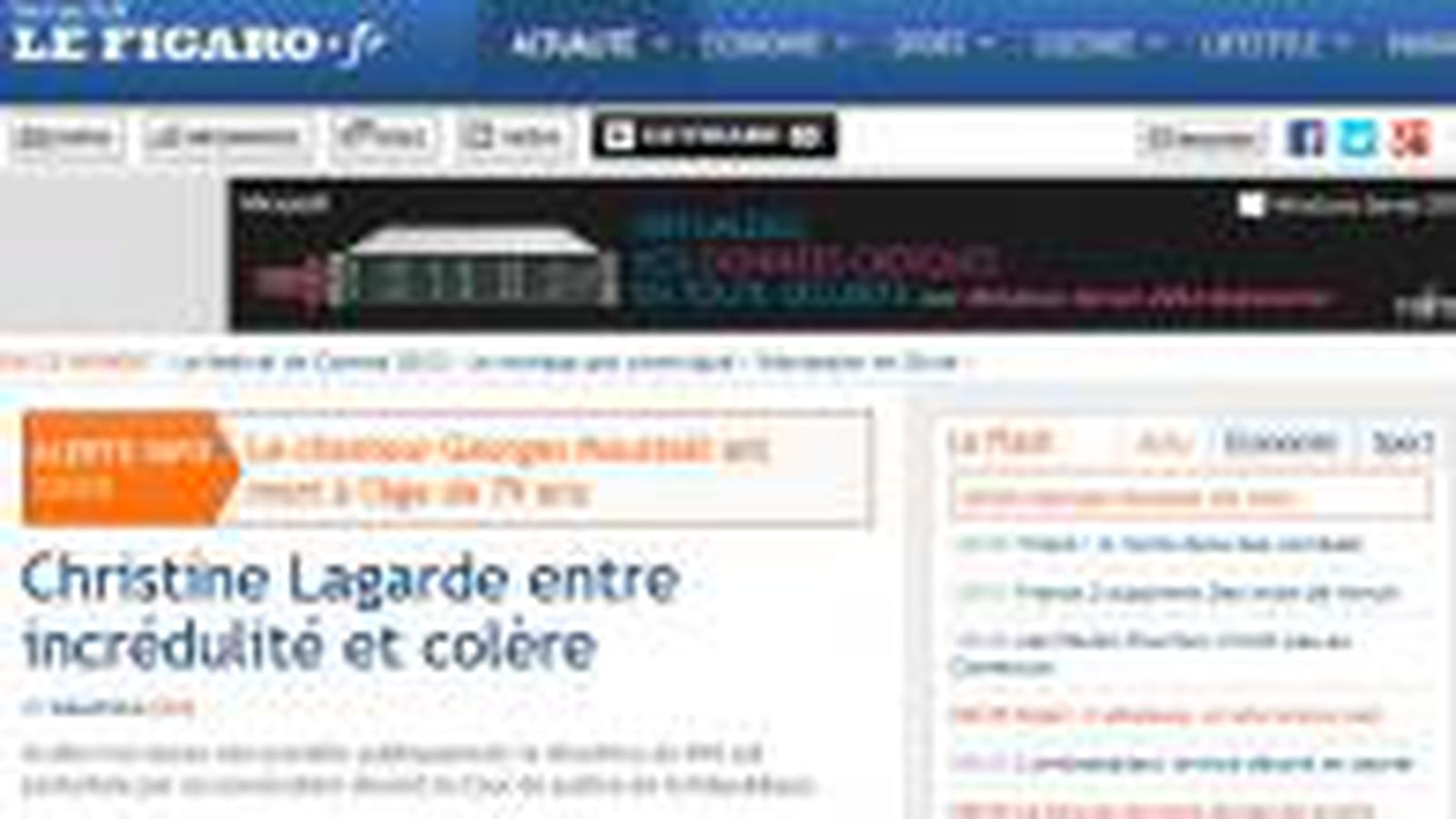 Le Figaro en 2013