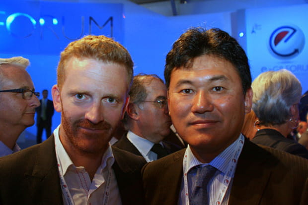 Hiroshi Mikitani (Rakuten) et Pierre Kosciusko-Morizet